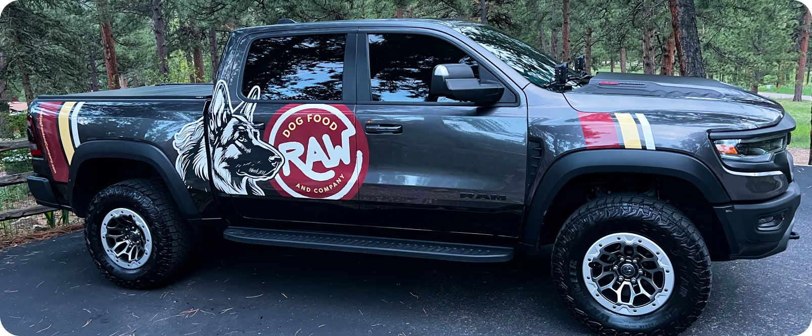 A Raw Dog Food & Co delivery truck
