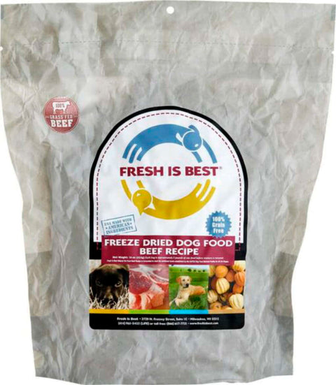 Freeze Dried Beef Dog Food (16 oz)