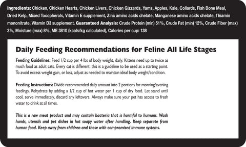 Freeze Dried Chicken Cat Food (8 oz)