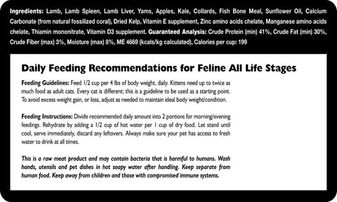 Freeze Dried Lamb Cat Food (8 oz)