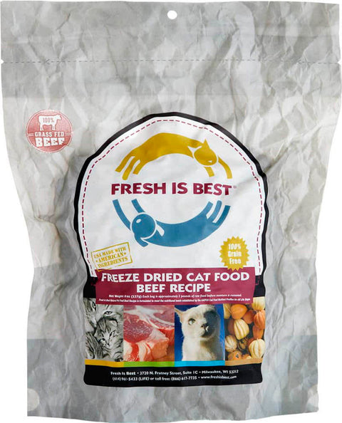 Freeze Dried Beef Cat Food (8 oz)
