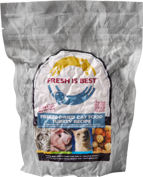 Freeze Dried Turkey Cat Food (8 oz)