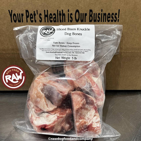 Sliced Bison Knuckle Dog Bones (5 lb)