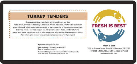 Freeze Dried Turkey Tender Treats (3.5 oz)