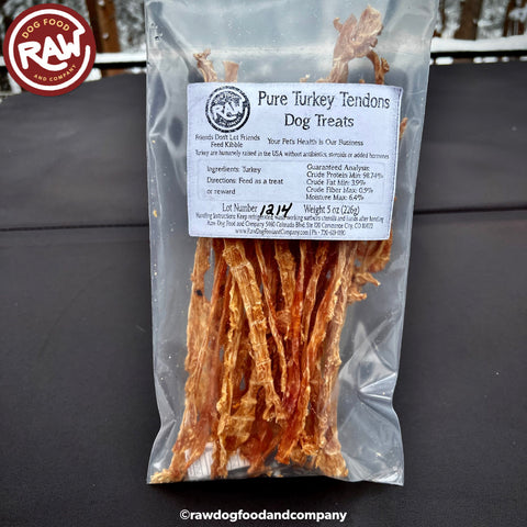 Pure Turkey Tendon Treats (5 oz)